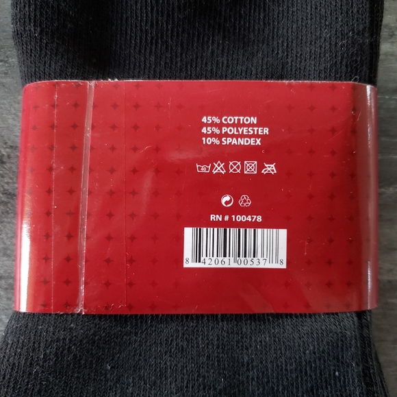 Black Casual Credos Sport Sock 6 Bundle - Picture 3 of 3